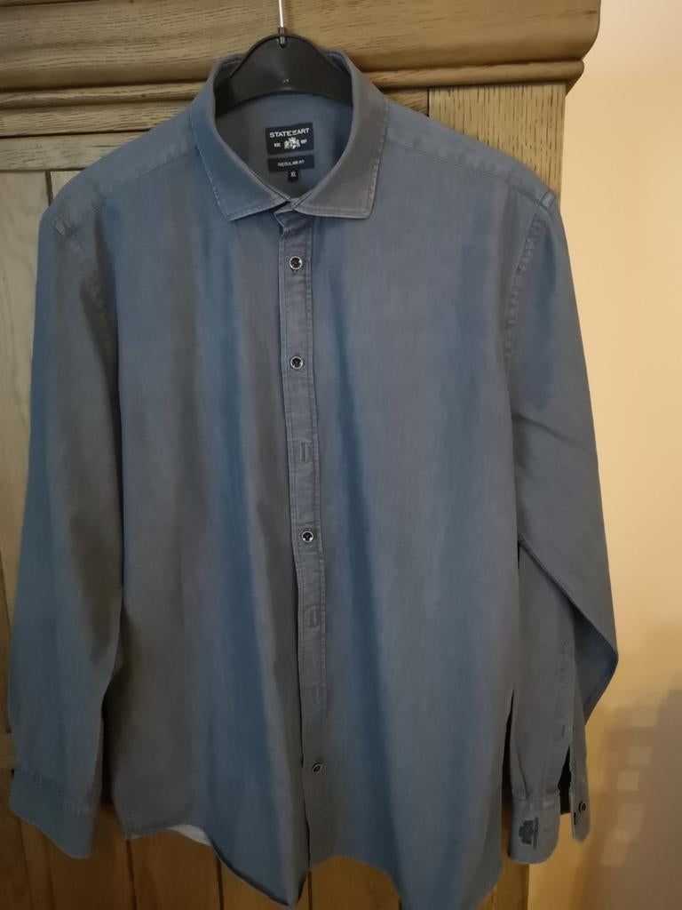 Hemd State of Art, Kleding | Heren, Ophalen of Verzenden, Gedragen, Blauw