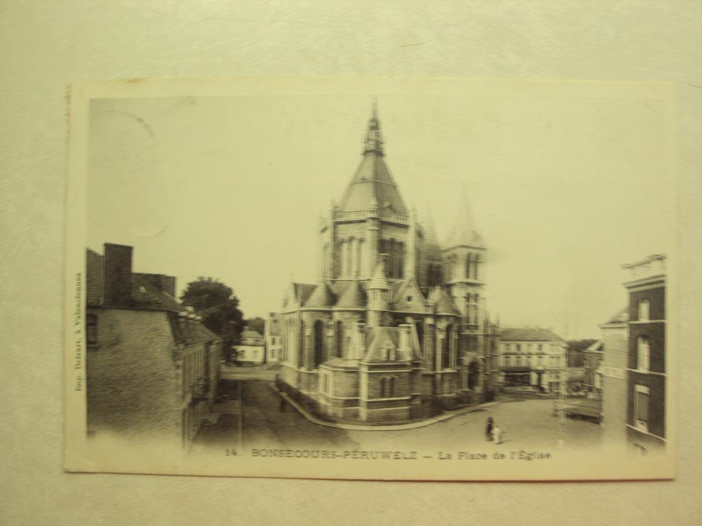 49472 - BONSECOURS - PERUWELZ - LA PLACE DE L'EGLISE, Ophalen of Verzenden