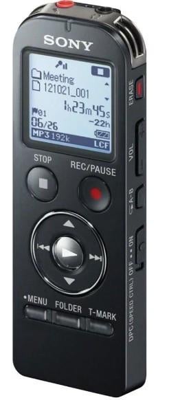 Sony ICD-UX533 Digital Voice Recorder - Black

Lo, Enlèvement ou Envoi, Comme neuf