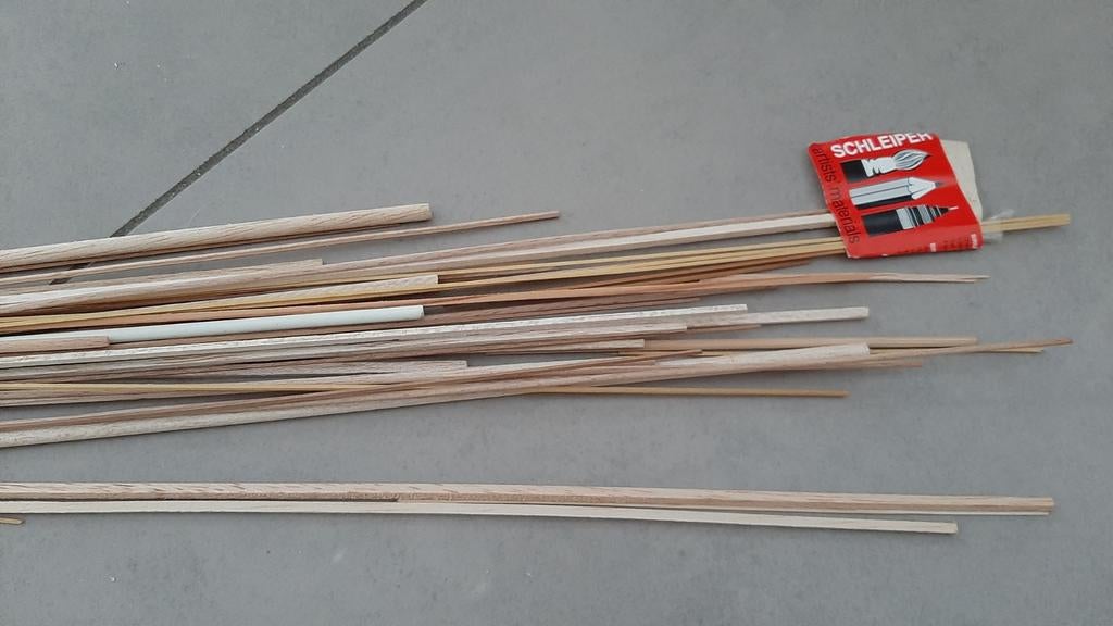 Set van 25 houten eetstokjes voor model, Hobby en Vrije tijd, Modelbouw | Overige, Nieuw, Ophalen