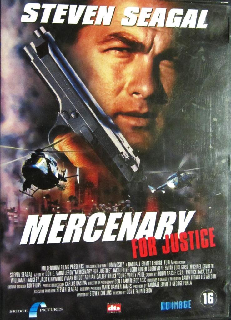 DVD ACTIE- MERCENARY FOR JUSTICE (STEVEN SEAGAL), Alle leeftijden, Ophalen of Verzenden, Zo goed als nieuw, Actiethriller