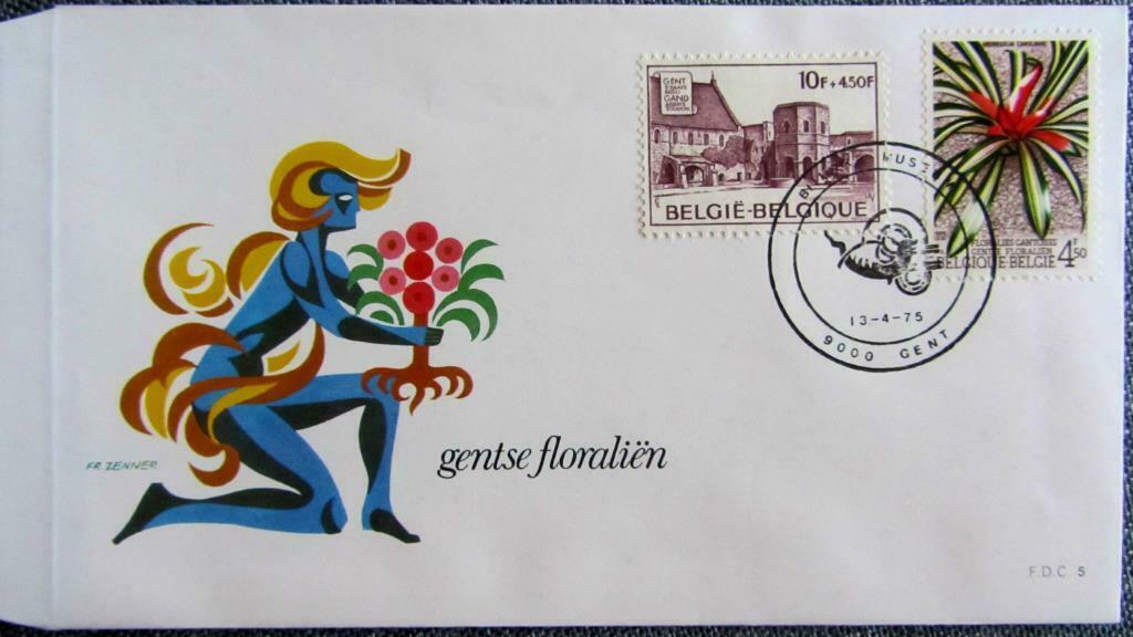 FDC- FLORALIËN-BLOEMEN- PLANTEN- BELGIË, Enlèvement ou Envoi, Affranchi, Animal et Nature