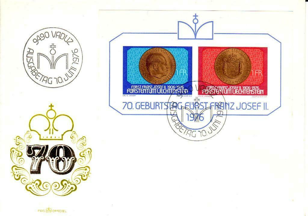 LIECHTENSTEIN - FRANZ JOSEF II - 1976, Ophalen of Verzenden, Onbeschreven