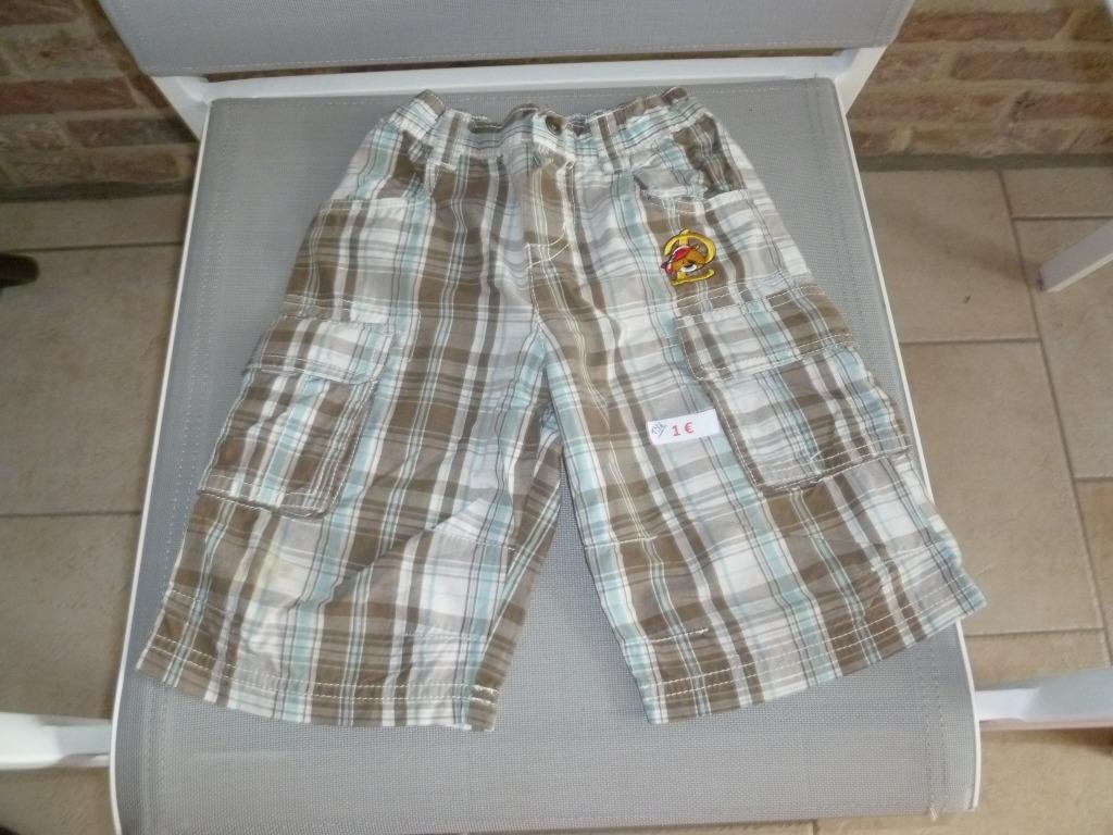 bermuda taille 98  Pat le Pirate, Enlèvement ou Envoi, Comme neuf, Garçon, Pantalon