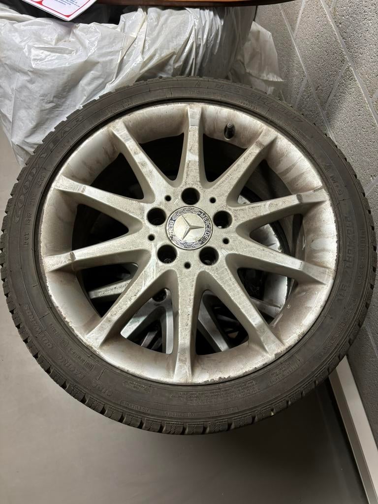Set velgen Mercedes B klasse ideaal voor extra set banden, Véhicule de tourisme, 17 pouces, Enlèvement, Jante(s)