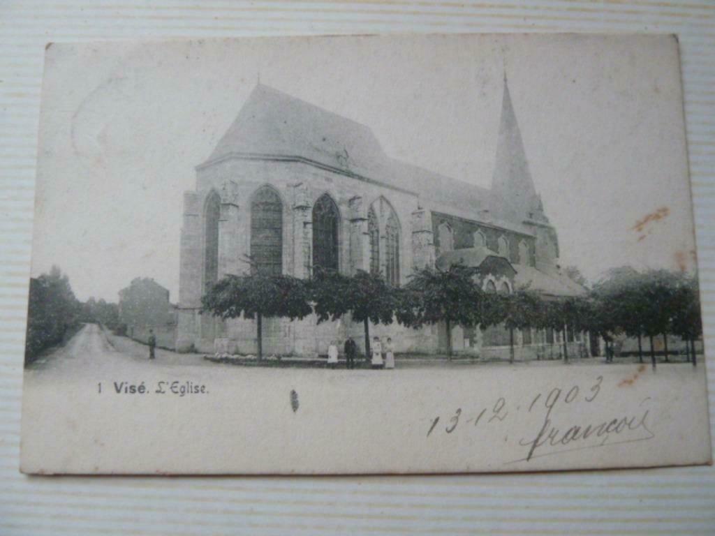 CPA de Visé et Argenteau datant de 1903, Enlèvement ou Envoi, Avant 1920, Affranchie, Liège