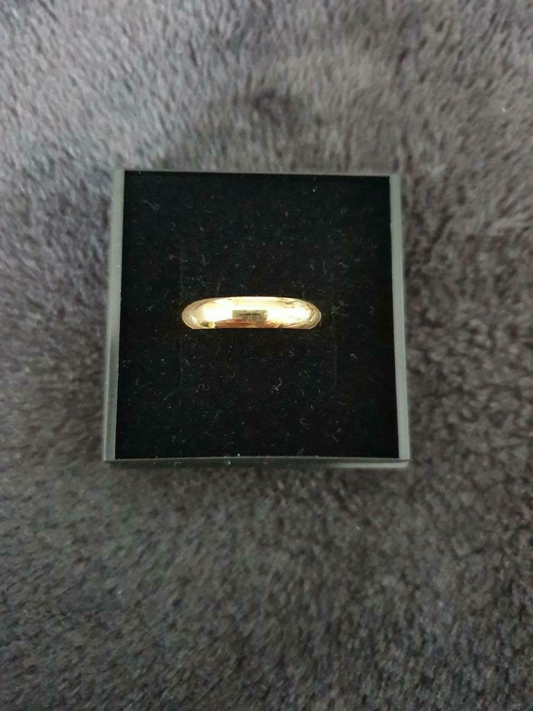 Plaqué ring van Venizi maat 60, Handtassen en Accessoires, Ringen, Ophalen of Verzenden, Gebruikt, Goud, Dame of Heer