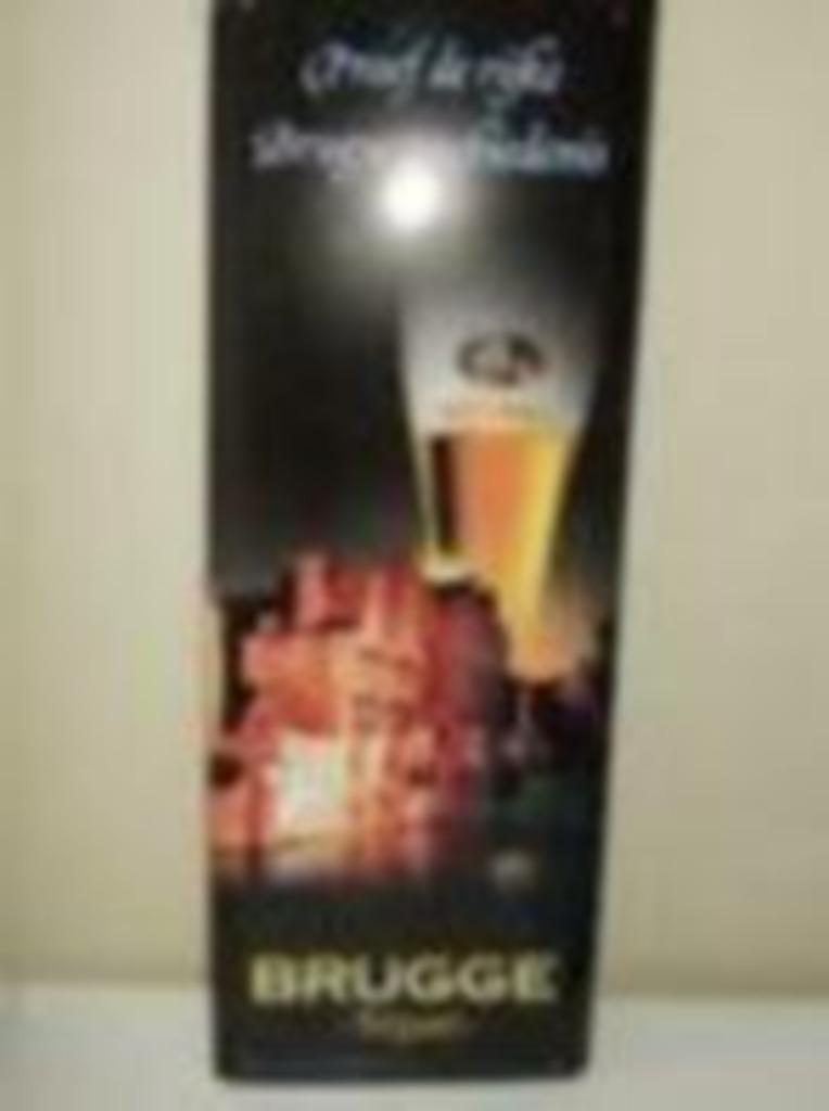 Beersign.Blikken Reclame.Brugse Tripel, Enlèvement ou Envoi, Neuf, Panneau, Plaque ou Plaquette publicitaire, Autres marques