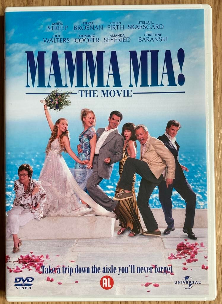 DVD Mamma Mia!, Alle leeftijden, Ophalen of Verzenden, Zo goed als nieuw