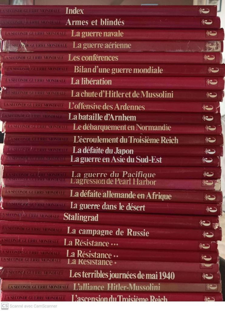 La Seconde Guerre Mondiale, Editions Christophe Colomb, Livres, Encyclopédies, Neuf, Série complète, Enlèvement, Autres sujets/thèmes