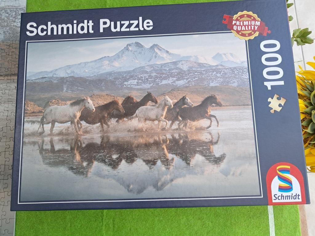 Puzzle de 1000 pièces avec chevaux Schmidt, Enlèvement ou Envoi, Comme neuf