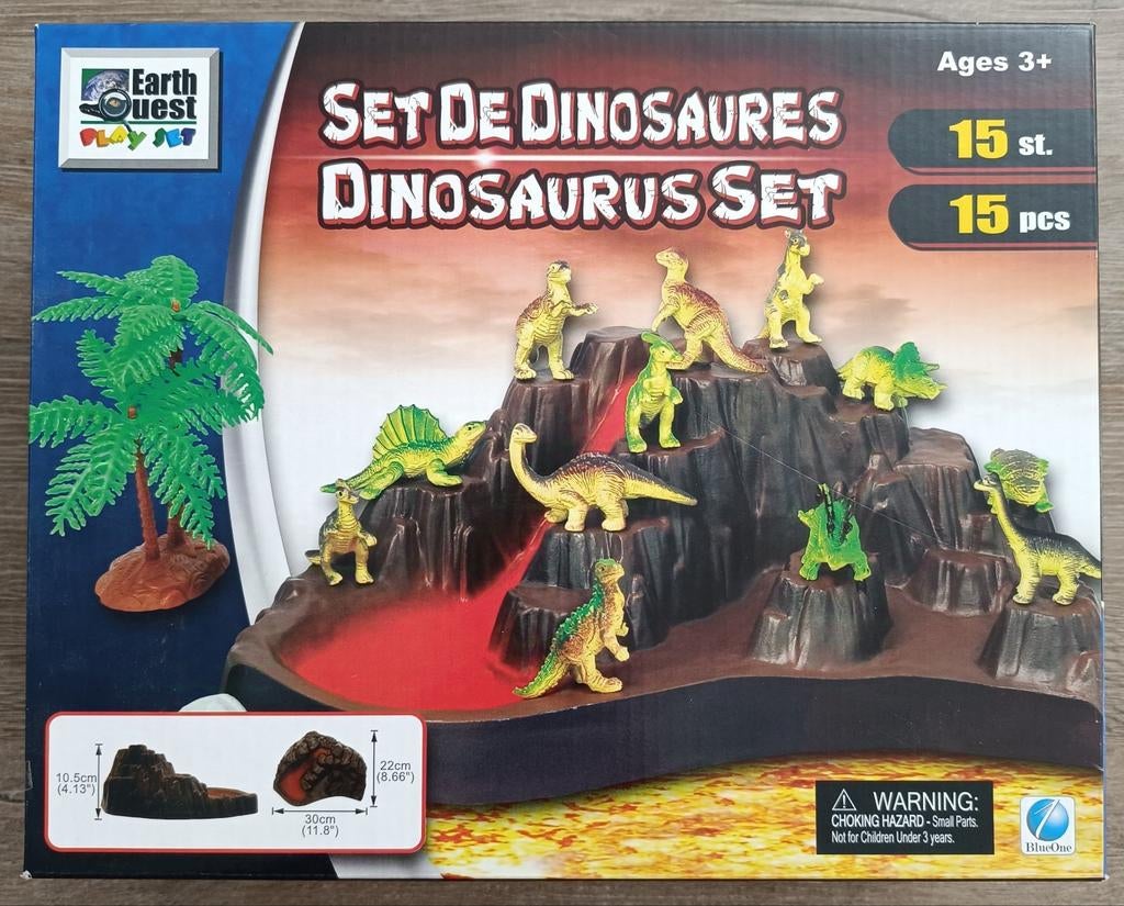 Earth Quest / Set de dinosaures / 15 pièces, Enlèvement ou Envoi