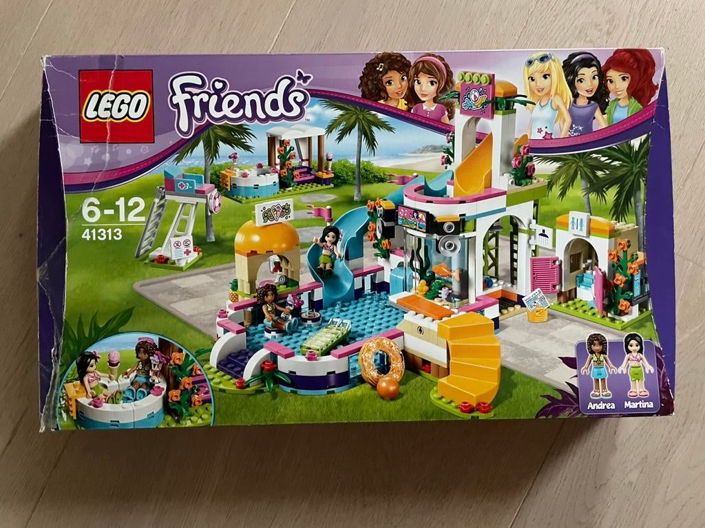 Lego Friends 41313 Heartlake zwembad, Ophalen of Verzenden, Gebruikt, Complete set, Lego