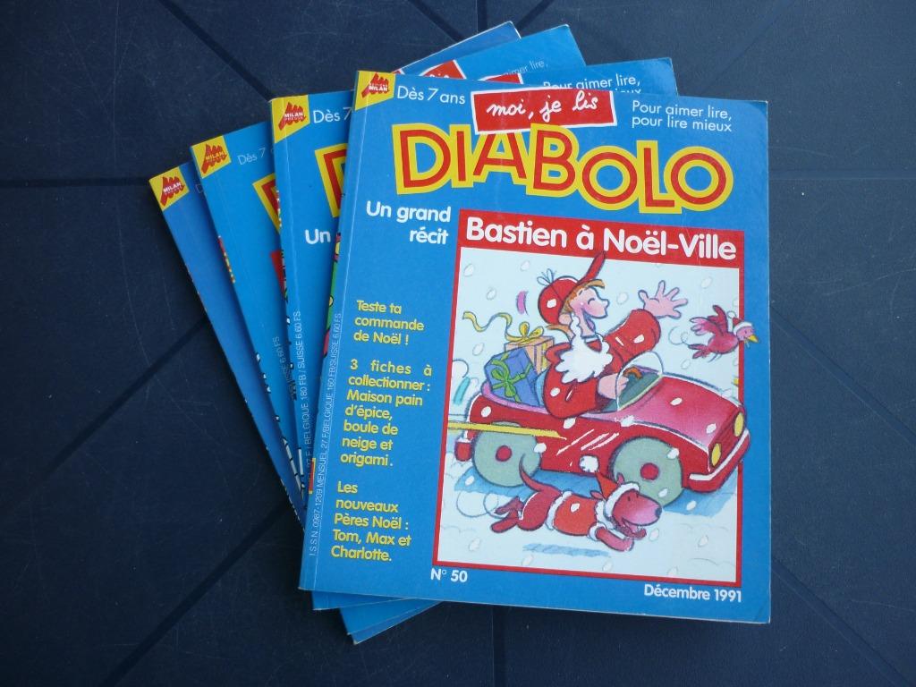 4 livres enfant - moi, je lis Diabolo n 50 - 57 - 59 - 60, Ophalen of Verzenden, Gelezen