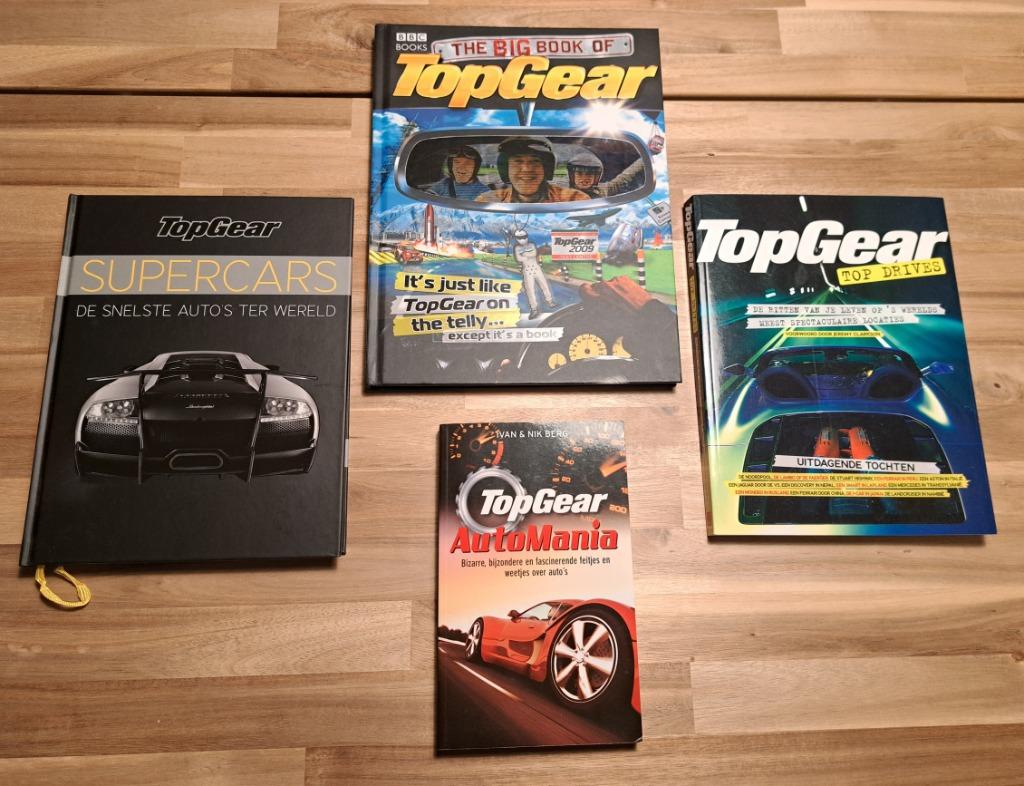 4 boeken over Top Gear, Boeken, Ophalen of Verzenden, Zo goed als nieuw, Algemeen, Top gear