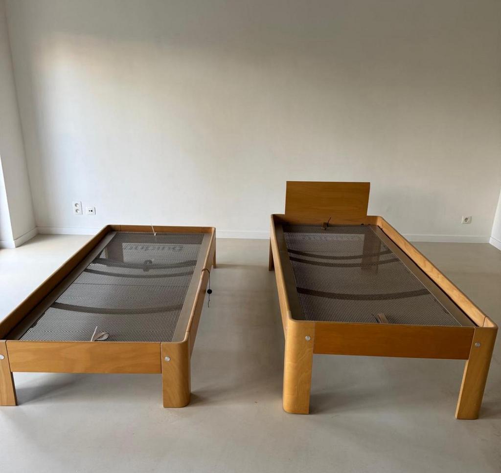 Auping 1-persoonsbed beukenhout 90 x 200, Ophalen, Zo goed als nieuw