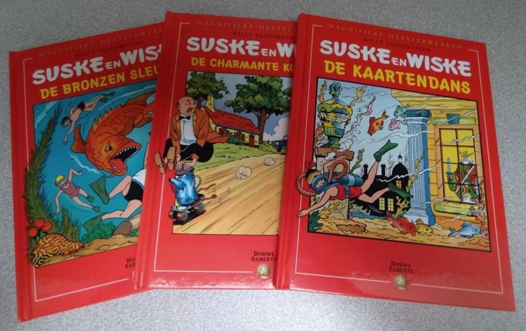 Suske en Wiske hardcover strips ( Douwe Egberts ), Ophalen of Verzenden