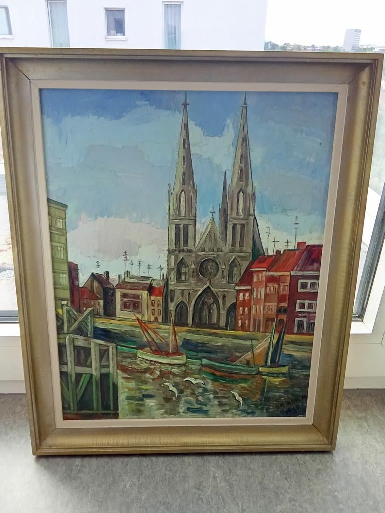 Klassiek schildrij, Antiek en Kunst, Kunst | Schilderijen | Klassiek, Ophalen of Verzenden