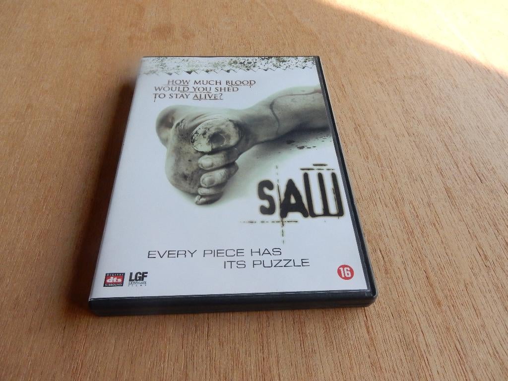 nr.2439- Dvd: saw -  horror, Vanaf 16 jaar, Ophalen of Verzenden, Zo goed als nieuw, Slasher