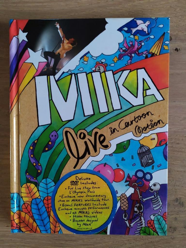Mika Live in cartoon motion Deluxe DVD TBE, Alle leeftijden, Ophalen of Verzenden, Zo goed als nieuw, Muziek en Concerten