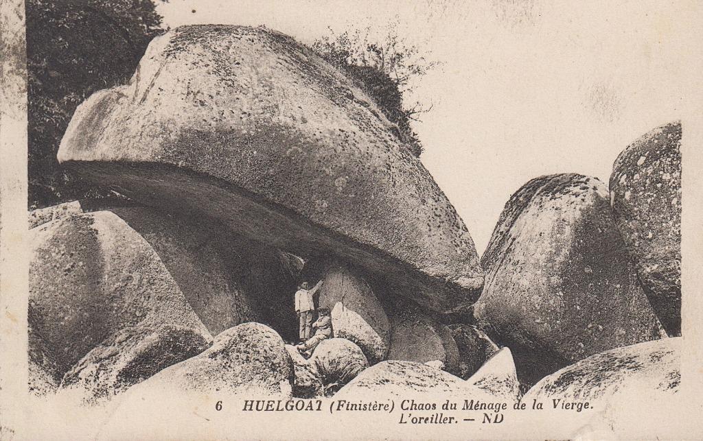 1925 - FRANCE - Huelgoat : Chaos du Ménage de la Vierge, Envoi, 1920 à 1940, Affranchie, France
