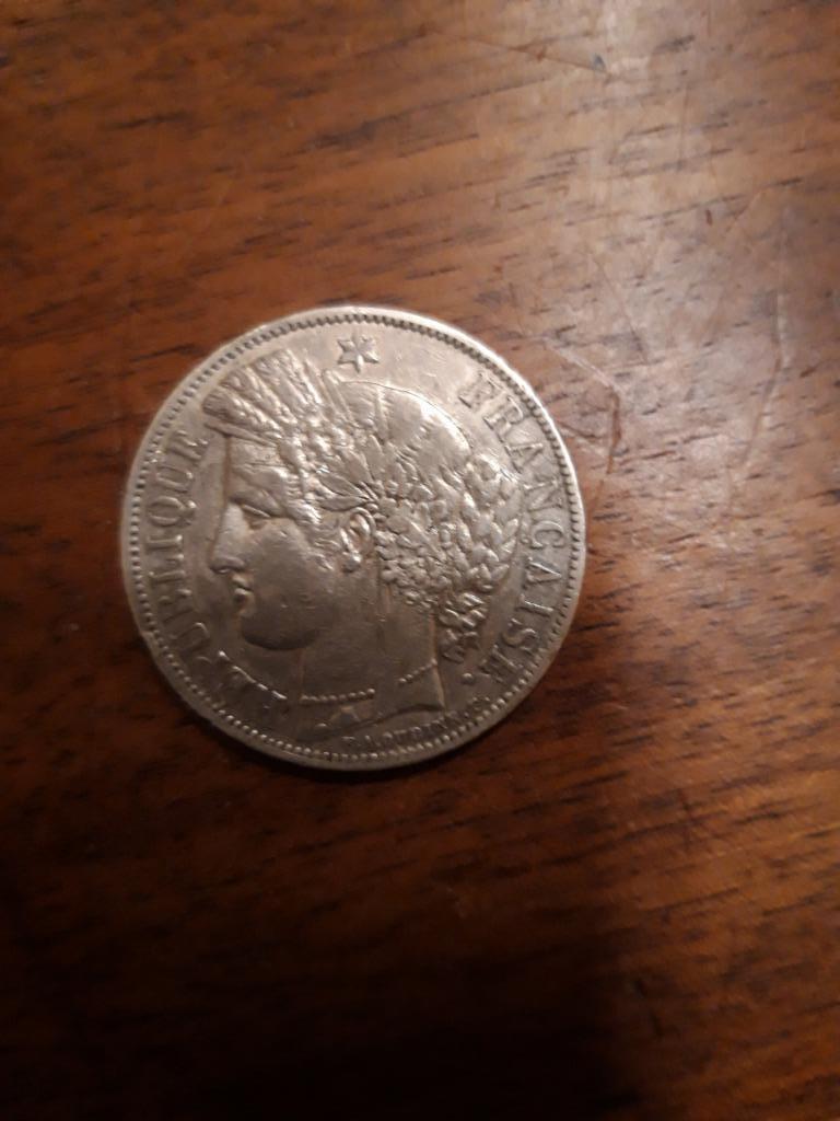 pièce d'argent française, Enlèvement, France, Monnaie en vrac, Argent