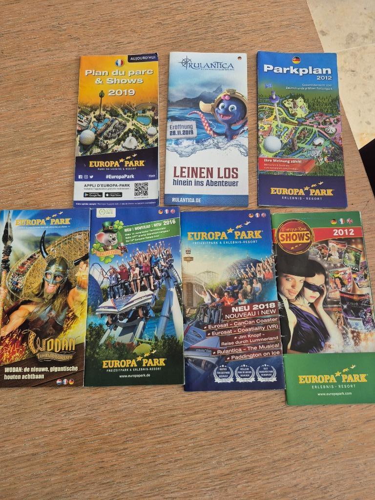 Folders Europa Park (7stuks), Ophalen of Verzenden, Zo goed als nieuw