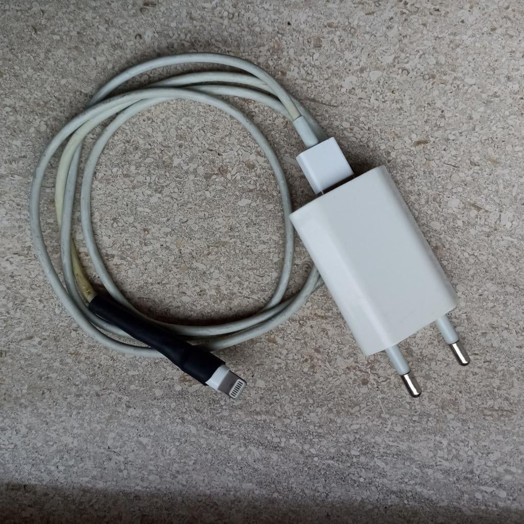 Lightning-adapter en kabel, origineel Apple, Ophalen of Verzenden, Gebruikt, Apple iPhone