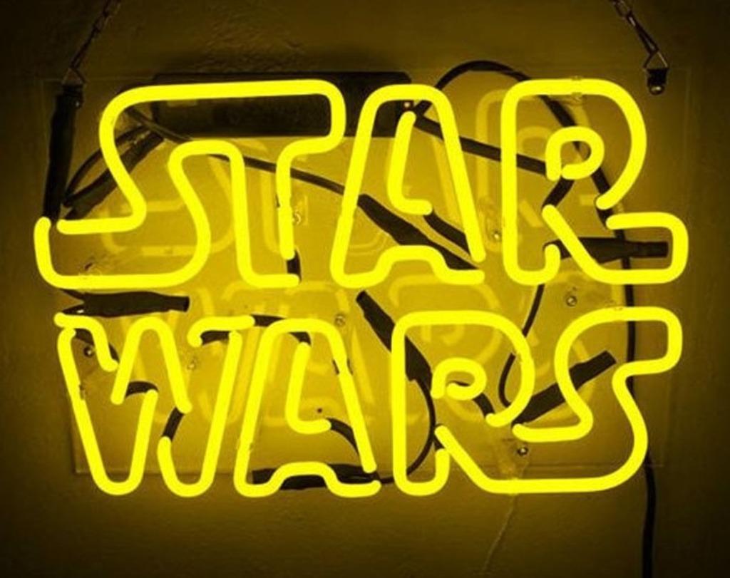 Star Wars neon film decoratie verlichting mancave gameroom, Verzamelen, Ophalen of Verzenden, Nieuw, Lichtbak of (neon) lamp