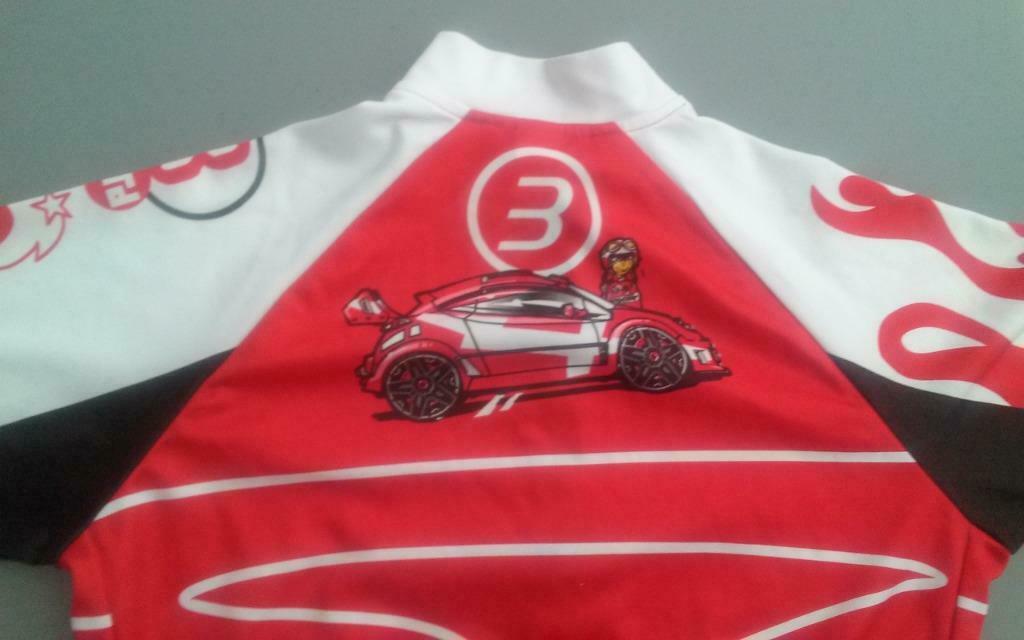 Equipement de cycliste complet  : maillot + cuissard + gants, Enlèvement, Neuf, Garçon