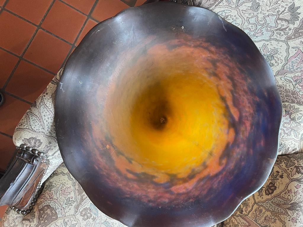 Art deco lampenkap, Ophalen