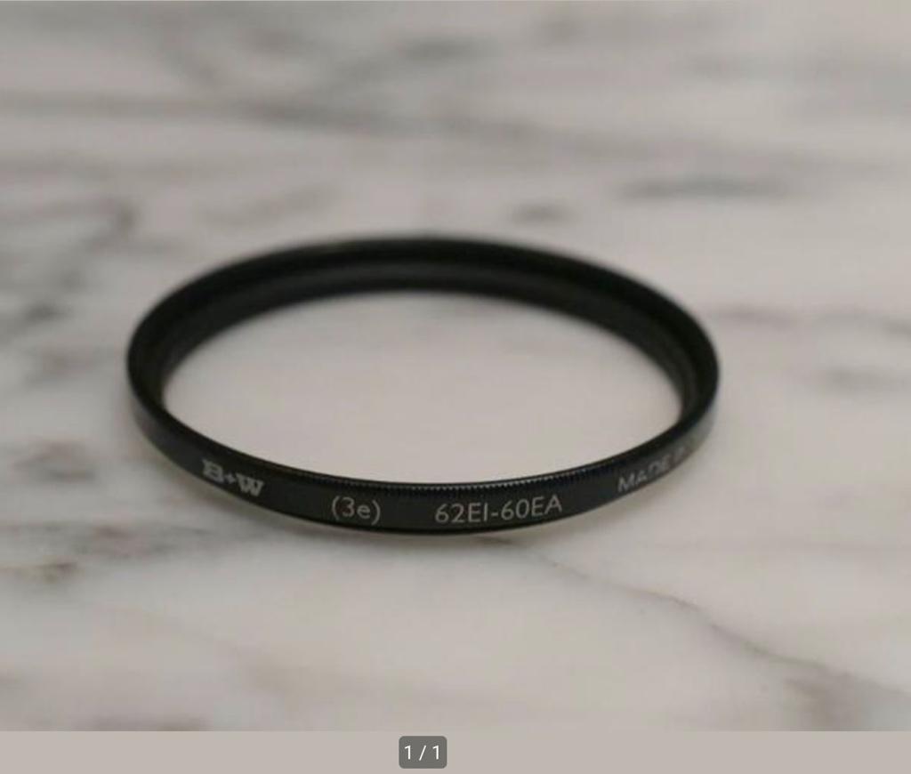 B+W adapterring 62EI-60EA, Ophalen of Verzenden, Zo goed als nieuw, Overige typen