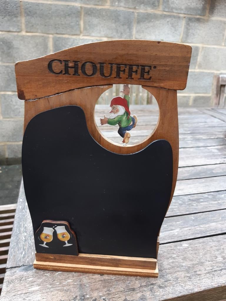 Tableau noir de table Chouffe, Maison & Meubles, Enlèvement ou Envoi, Comme neuf