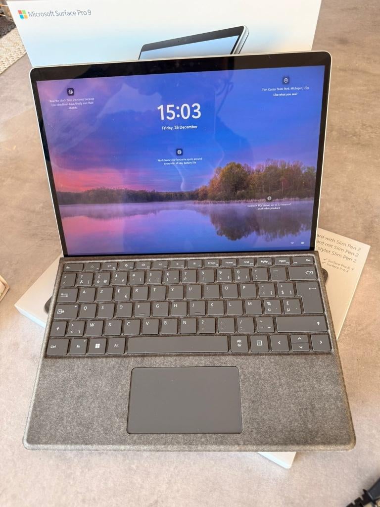 Microsoft Surface Pro 9 i7/16 GB/512 GB+ dock2 - Garantie 2m, Computers en Software, Ophalen, 13 inch of meer, Pro 9, Microsoft Surface
