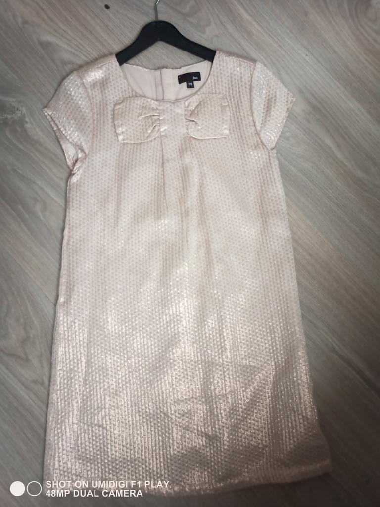 Kleed Jbc met glitters, Gebruikt, Meisje, Ophalen of Verzenden, Jurk of Rok