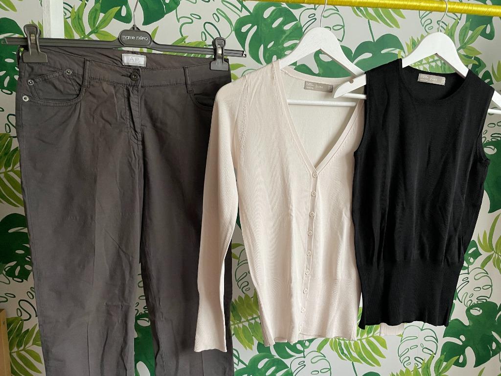 broek Bruphils AP 36 - GRATIS pulletje en topje Zara, Vêtements | Femmes, Culottes & Pantalons, Comme neuf, Taille 36 (S), Gris