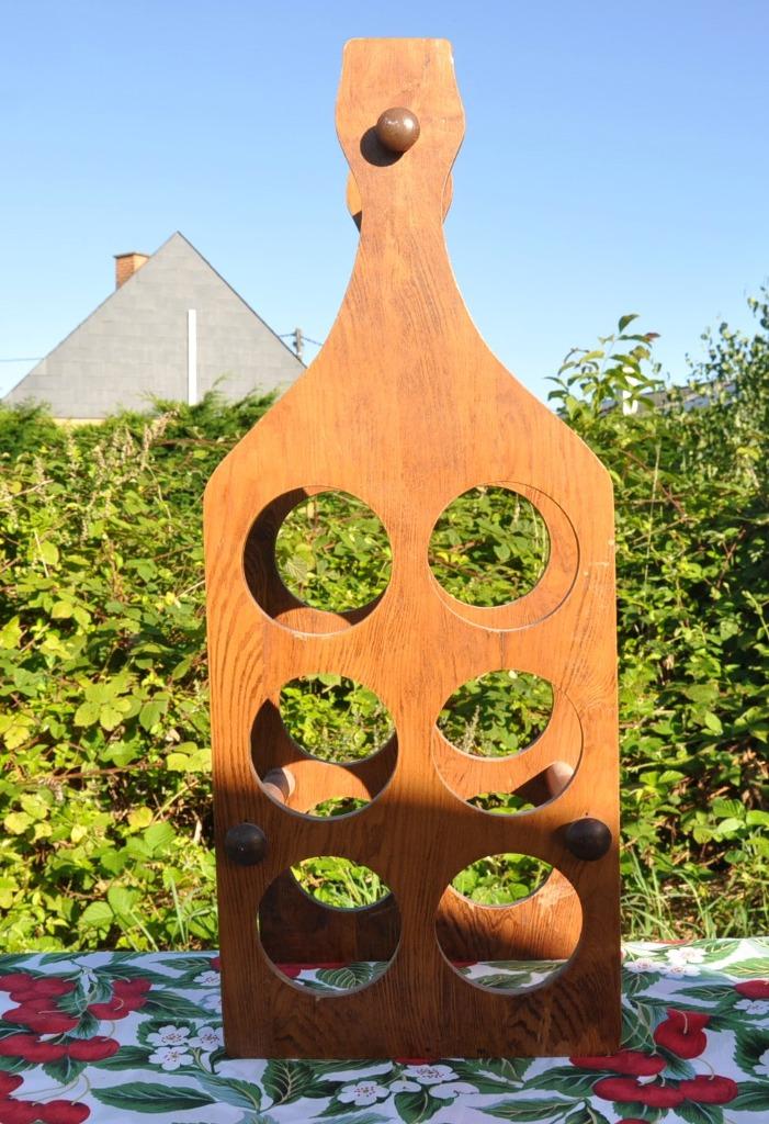 sellier en bois pour 6 bouteilles, Enlèvement ou Envoi, Bois, 50 à 75 cm, 5 à 15 bouteilles