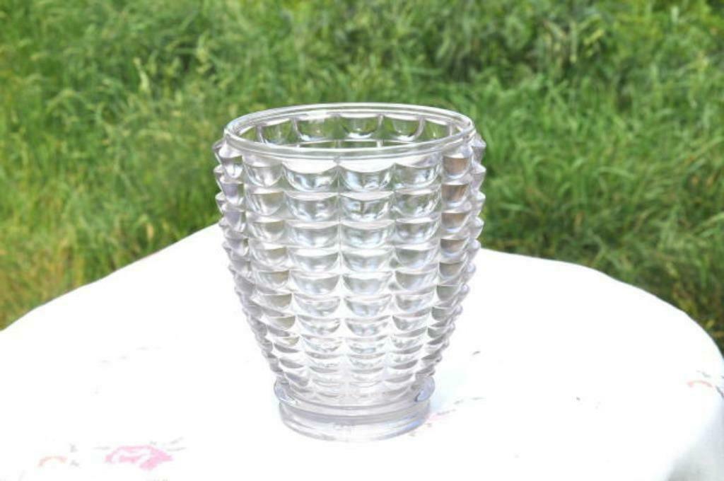 §vase art deco corps  demi sphere pt accident pied, Enlèvement ou Envoi
