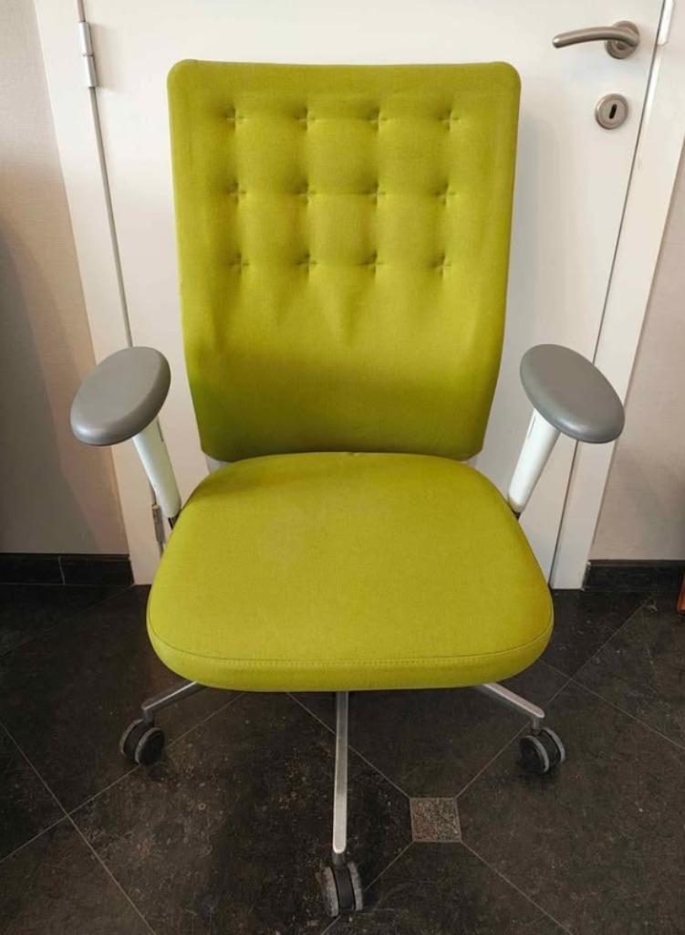 Bureaustoel Vitra ID Trim, Ophalen, Gebruikt, Bureaustoel, Groen