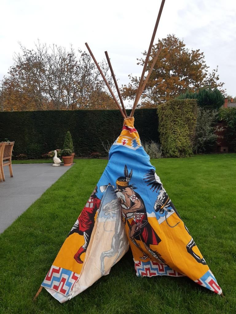 Tent cowboy & indiaan + kostuum., Ophalen of Verzenden