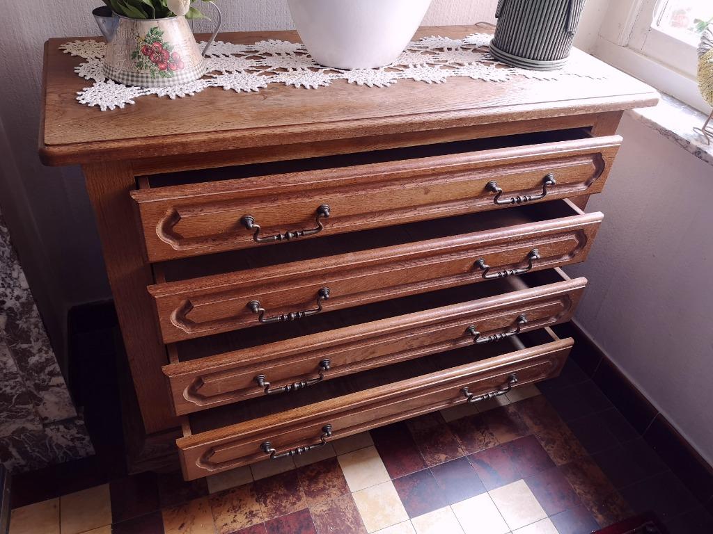 Ladekast in eik, Antiek en Kunst, Ophalen
