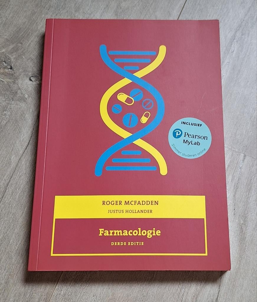 Farmacologie, 3e editie met MyLab NL toegangscode, Boeken, Ophalen, Zo goed als nieuw, Nederlands, Roger McFadden