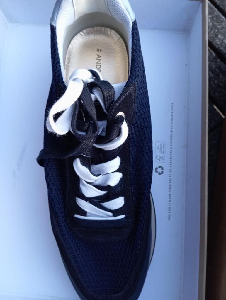 Baskets en velours bleu marine ANDROID HOMME L.A., taille :, Enlèvement ou Envoi, Neuf, Baskets
