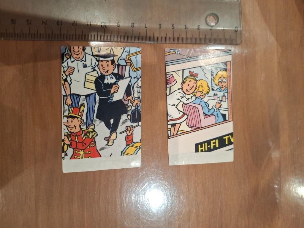 Vintage stickers Suske en Wiske Middenstand Nieuwsblad 1979, Verzamelen, Ophalen of Verzenden, Suske en Wiske