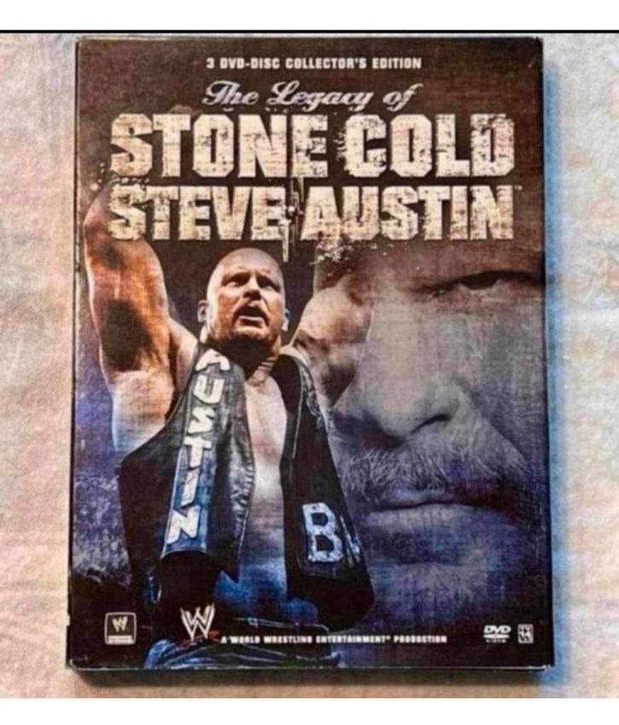 WWE Legacy Stone Cold Steve Austins 3 Dvd-Collectors Edition, Vanaf 16 jaar, Vechtsport, Boxset, Ophalen of Verzenden