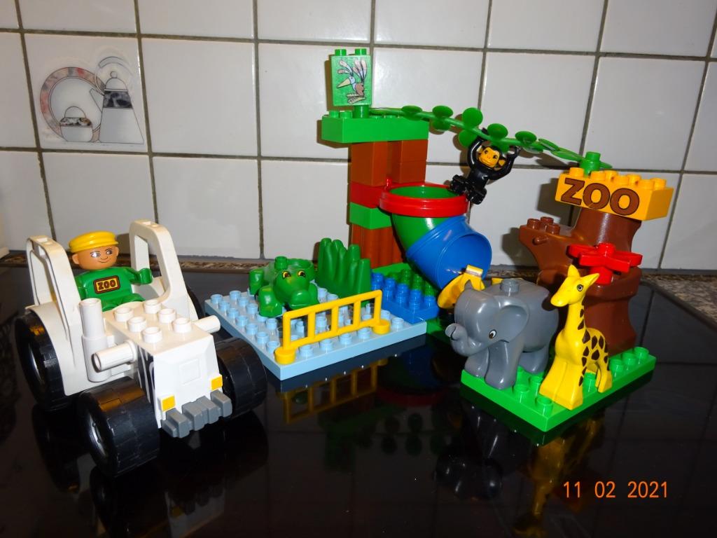 duplo, grappige zoo met aapje, krokodil, giraf...., Kinderen en Baby's, Speelgoed | Duplo en Lego, Ophalen of Verzenden, Duplo