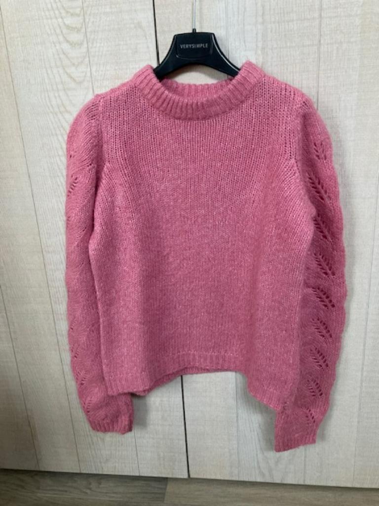 Pull d'hiver chaud dames XS Vero Moda, Enlèvement ou Envoi, Taille 34 (XS) ou plus petite, Porté, Rose