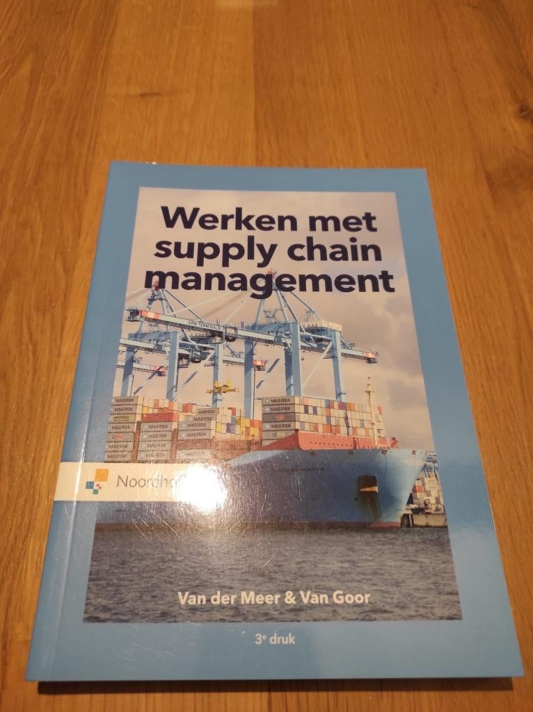 Werken met Supply Chain Management, Boeken, Studieboeken en Cursussen, Caroline Van der Meer & Ad. R. Van Goor, Ophalen of Verzenden