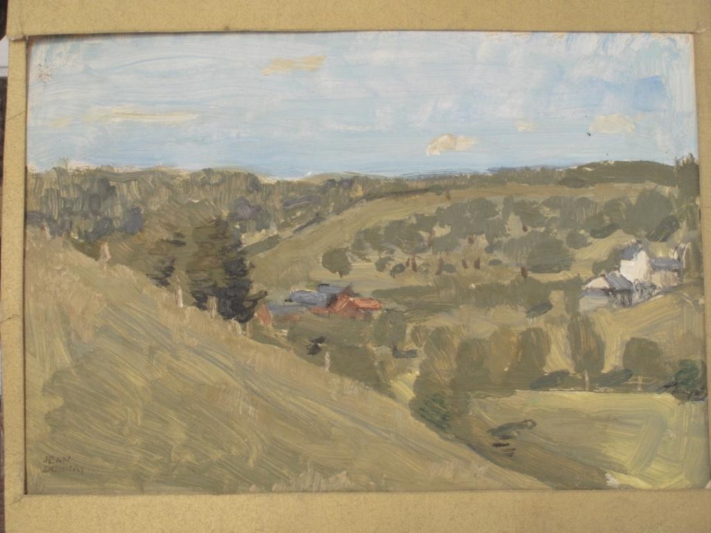 Jean Donnay 1897-1992, Huile, Paysage de campagne, Enlèvement ou Envoi