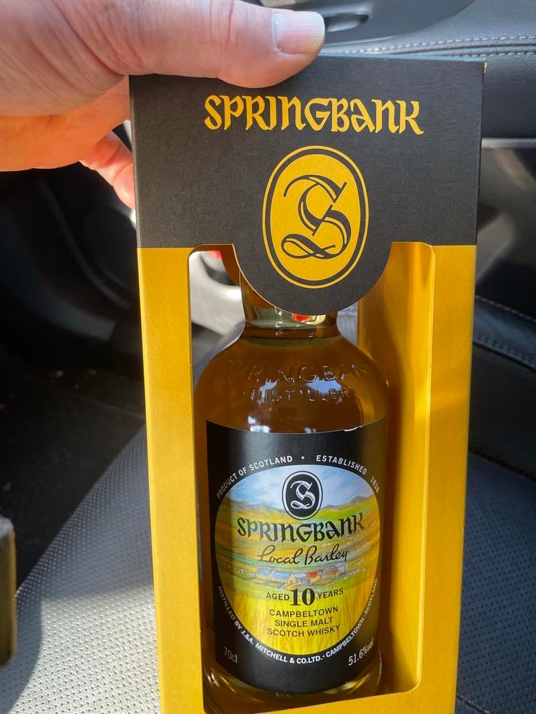Springbank whiskey, Divers, Enlèvement